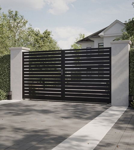 Steel gates made measure - made, to