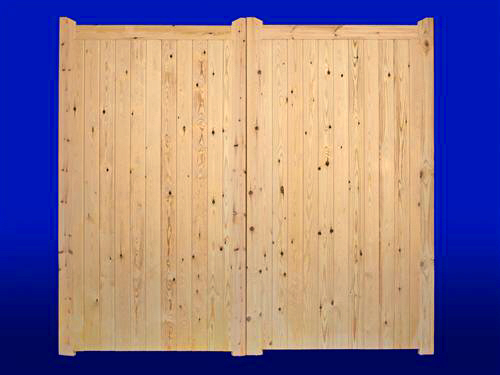 Wooden hand made driveway - hand,