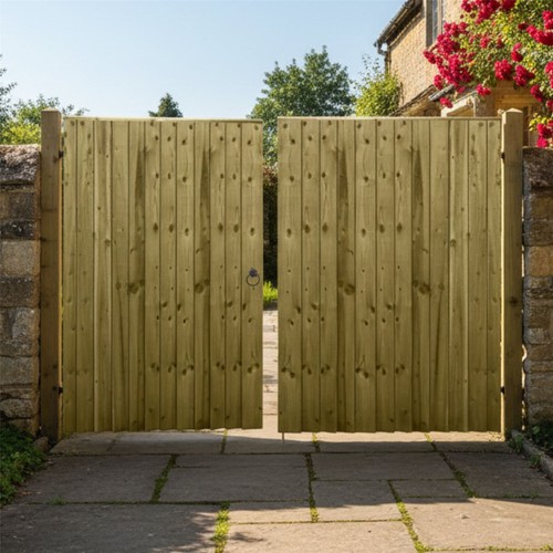 6ft feather edge driveway - feather,