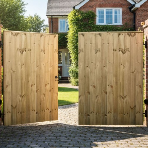 6ft driveway gates - 6ft, t&g
