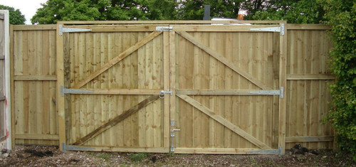 Wooden driveway gates heavy - gates,