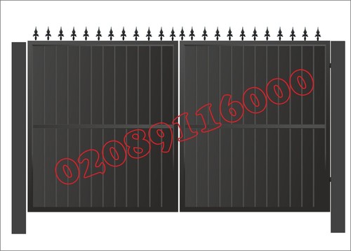 Metal driveway gates - metal, /